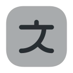 Language Square SVG Icon